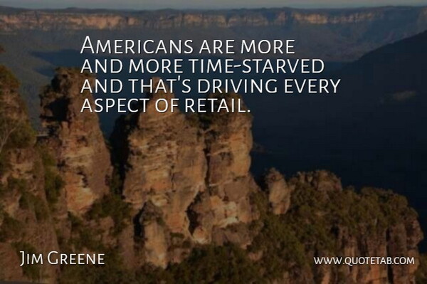 Americans are more and more time-starved and that's driving every aspect of retail.